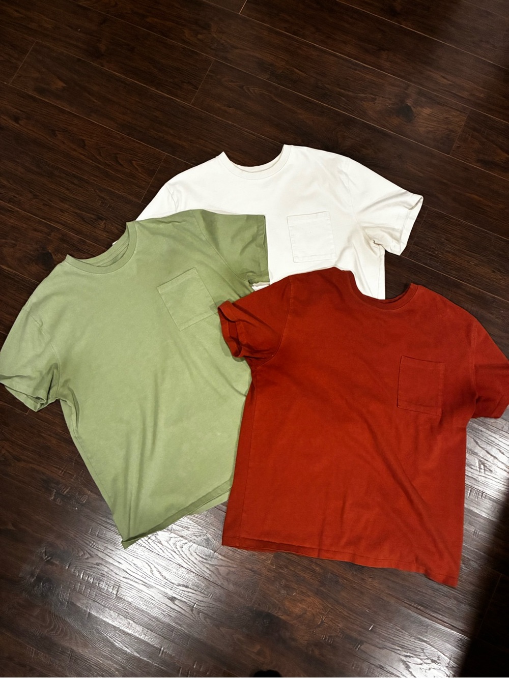 Goodfellow heavy weight pocket Ts, listing is for all 3, men’s size large
